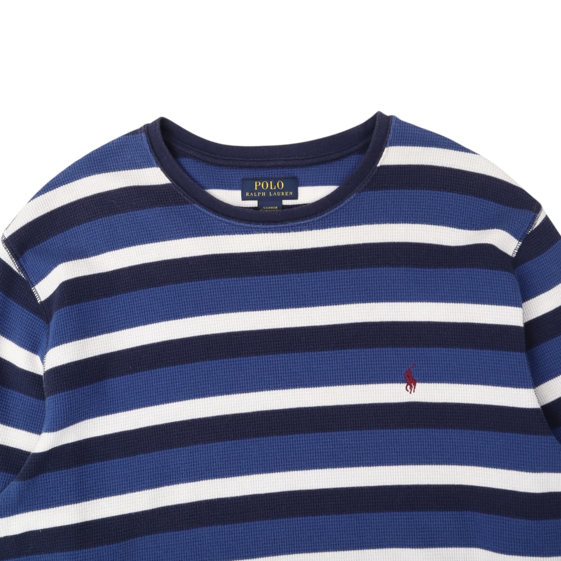 폴로 랄프로렌 블루 스트라이프 와플 롱슬리브 상품이미지2