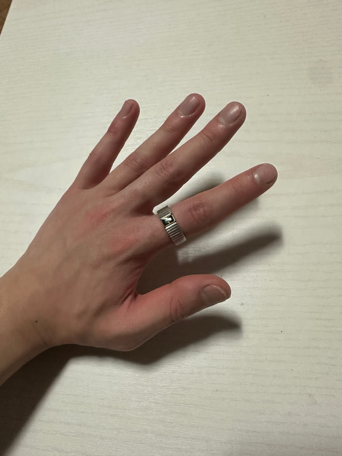 윌리앤더피 스트립 큐빅 실버링 16.5호 (올리브) 상품이미지3