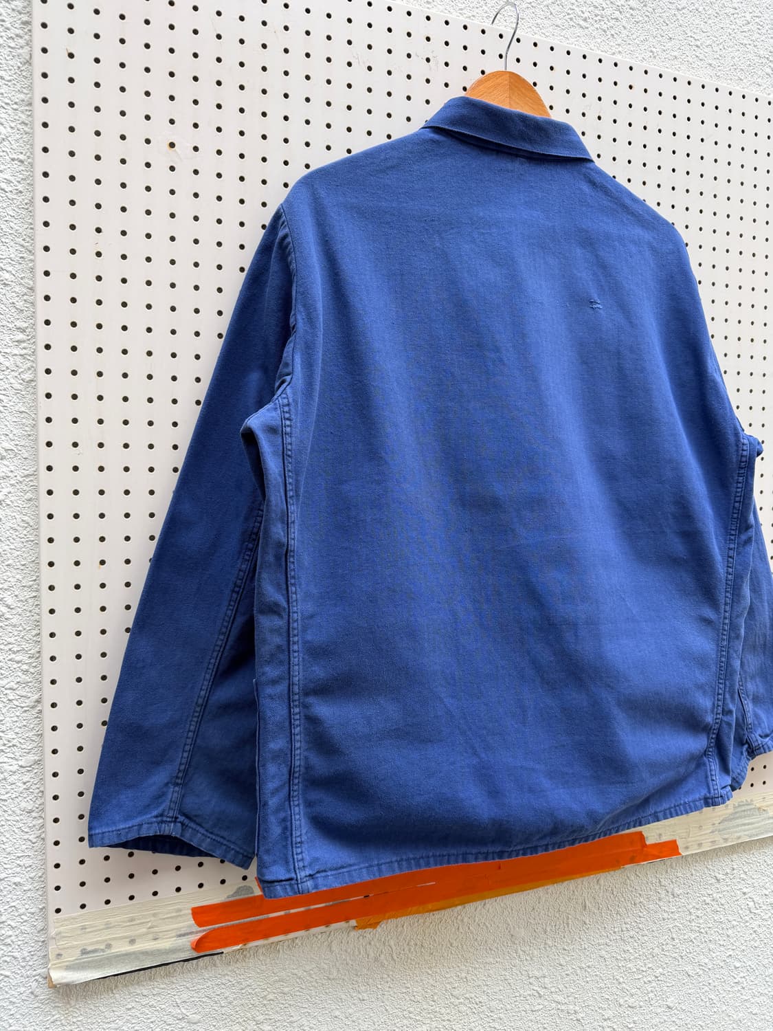 OLD VINTAGE WASHED BLUE HBT 헤링본트윌워크자켓 상품이미지10