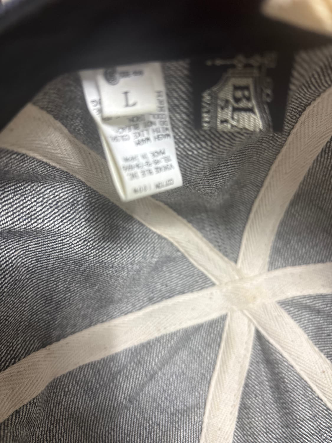 블랙사인 데님볼캡 상품이미지5