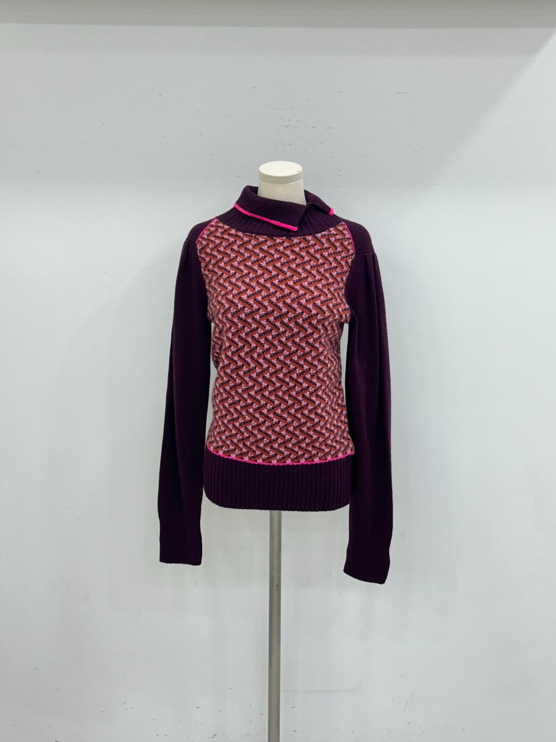 오일릴리 목폴라 니트 상품이미지1