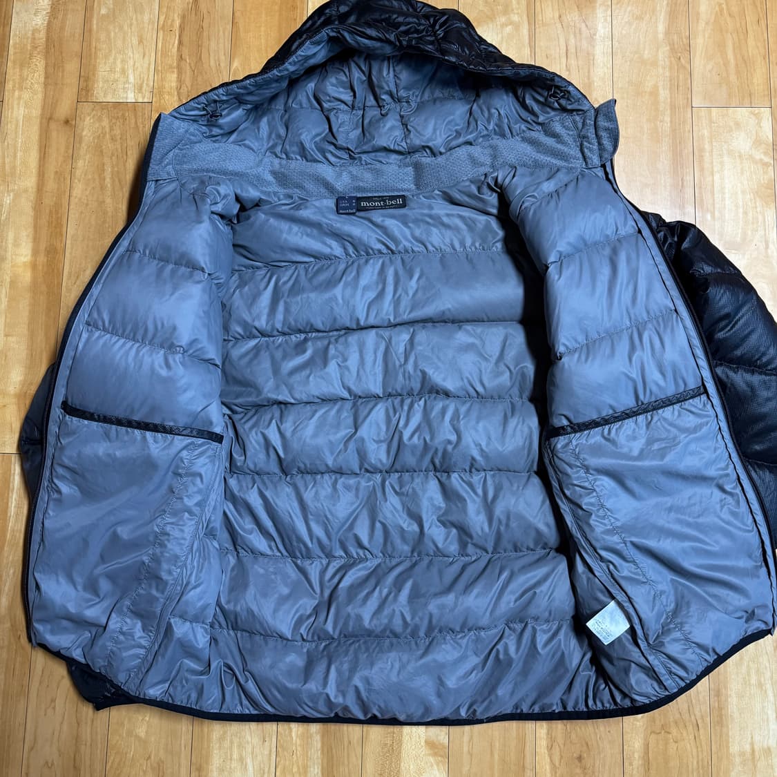 몽벨 라이트 알파인 다운 파카 패딩자켓 블랙 L 상품이미지6