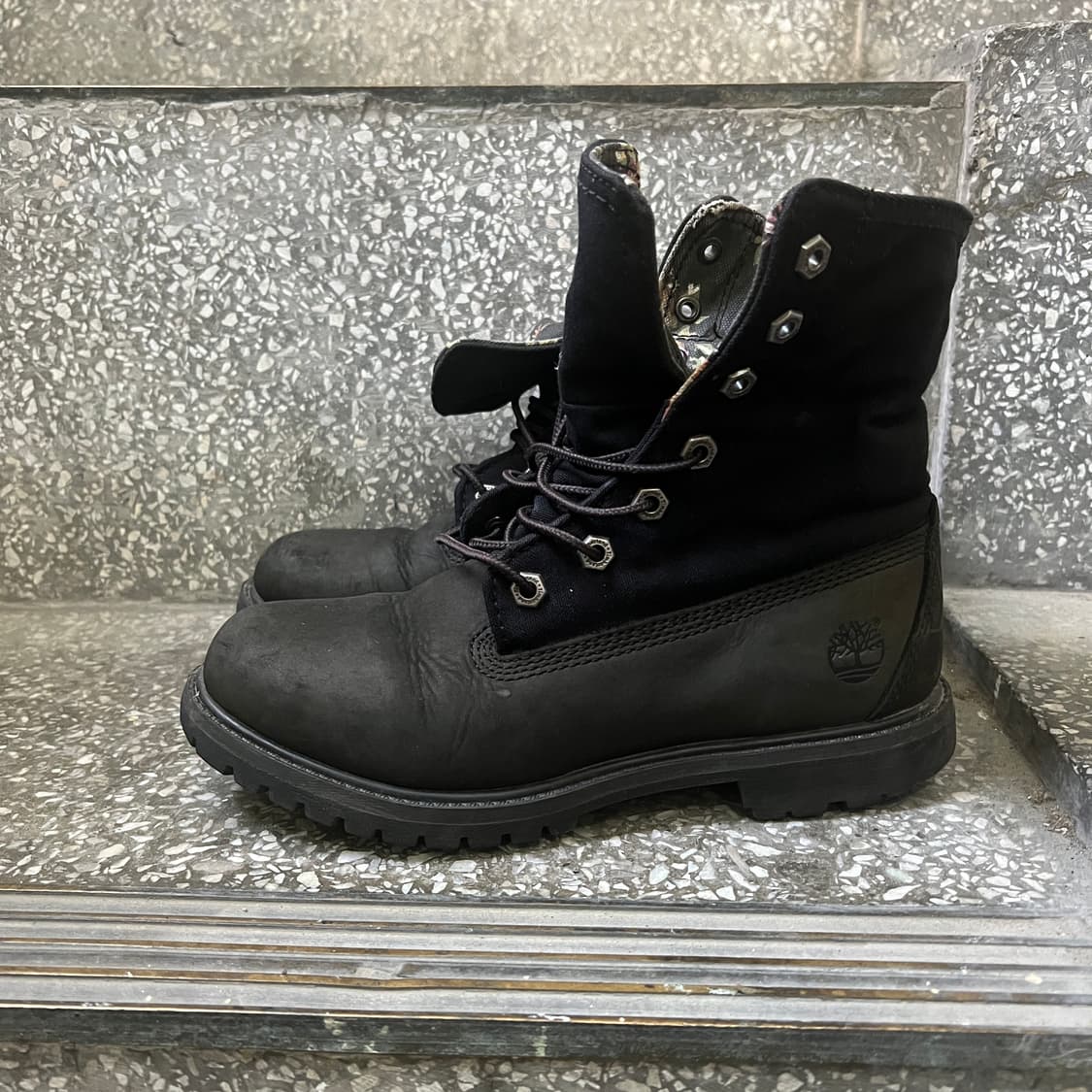 팀버랜드 헤리티지 플로럴 롤탑 워터프루프 부츠 상품이미지4