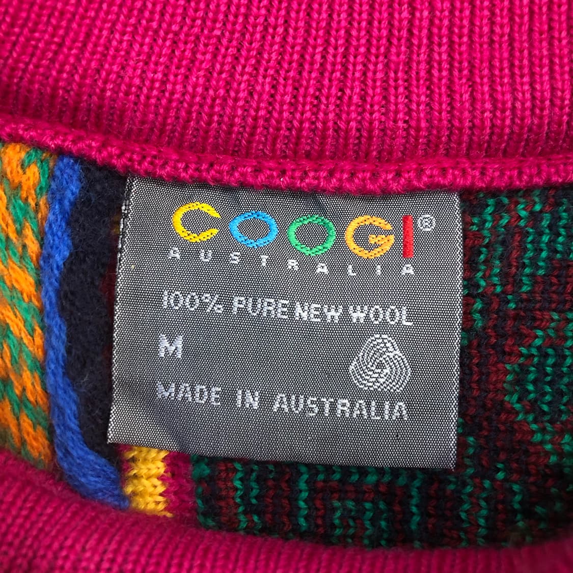 쿠지 울 멀티컬러 패턴 니트 상품이미지4