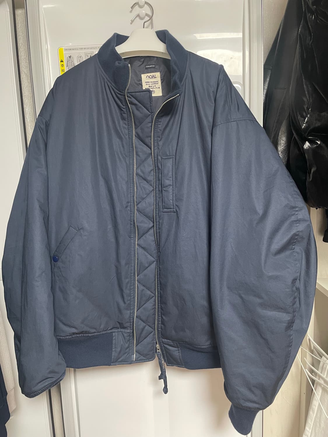 나나미카 인슐레이션 바시티 재킷 네이비 상품이미지4