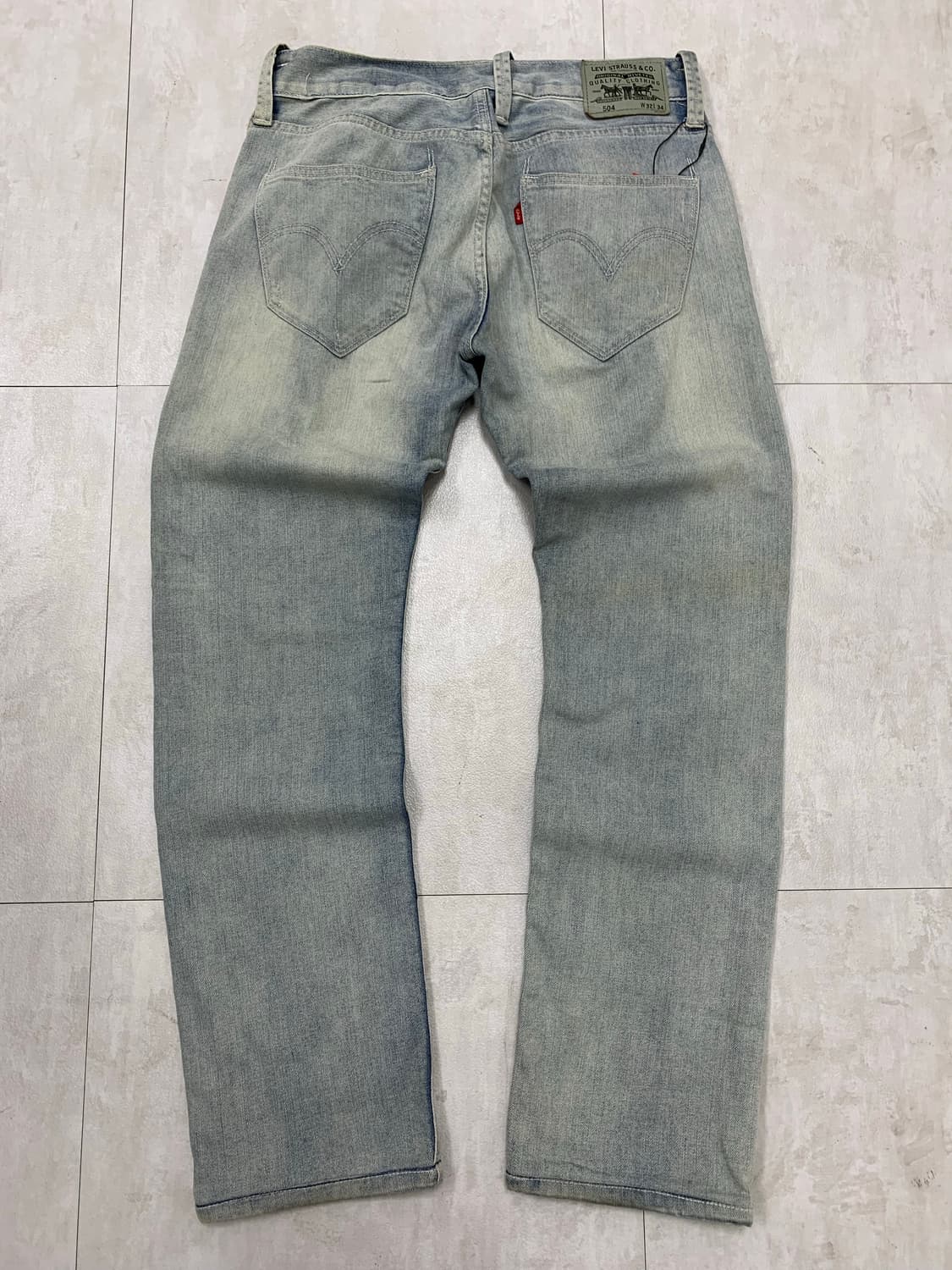 리바이스 504 연청 데님 팬츠 #261 상품이미지5