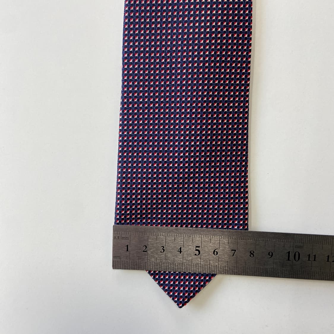 엠포리오 알마니 신형라벨 명품 정품 넥타이(ARMANI) 7.4cm 상품이미지8