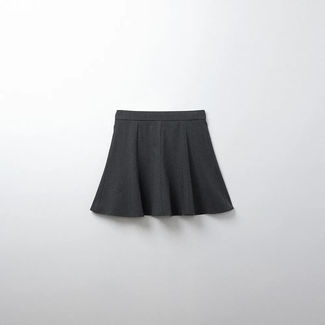 아카이브제이투유 어텀 플레어 스커트 차콜 상품이미지1