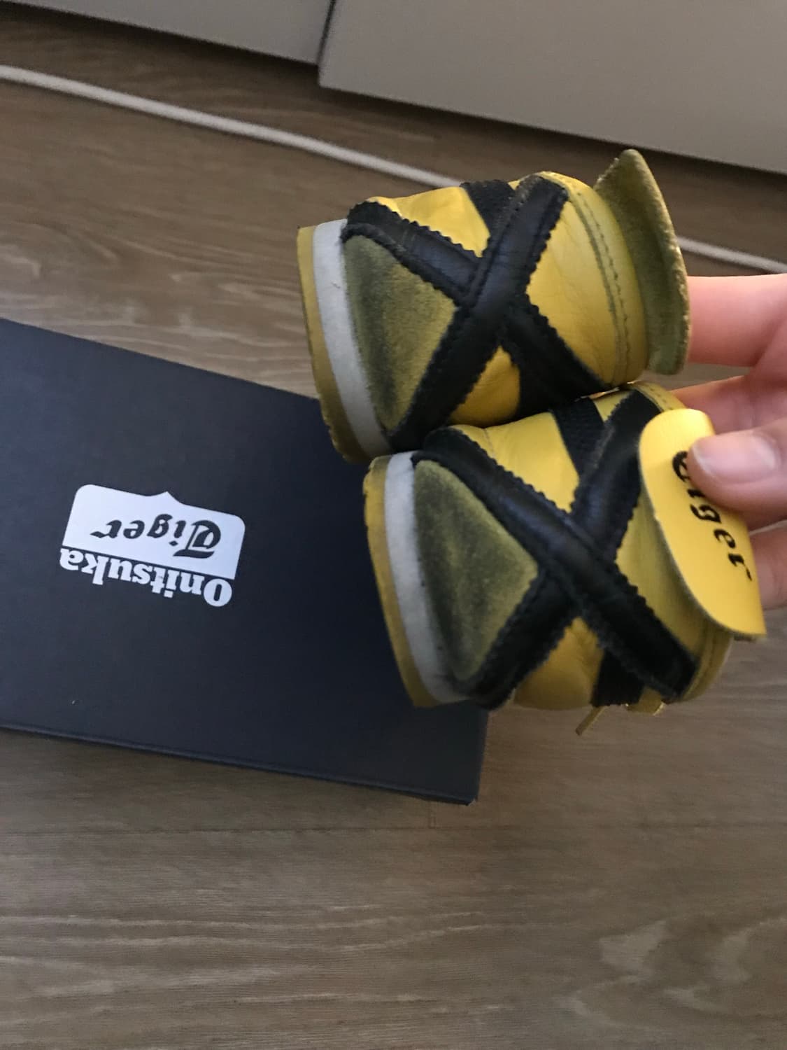 오니츠카 타이거 멕시코66 옐로우 블랙 (235) 상품이미지4