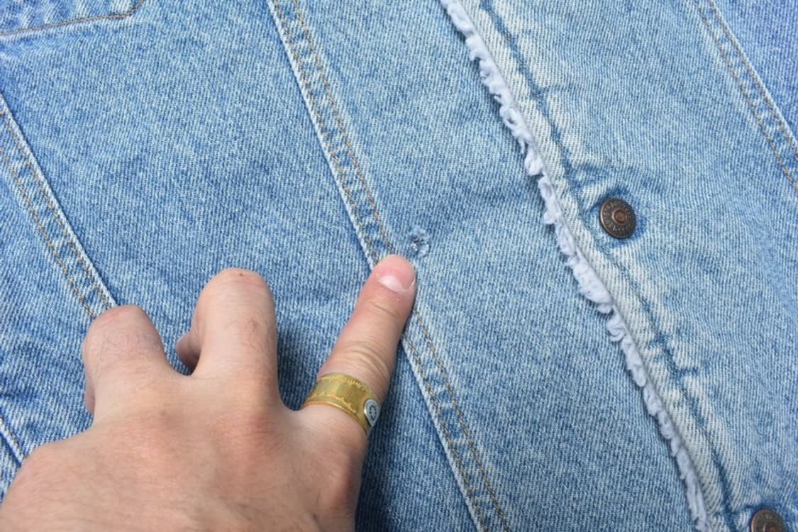 90S 리바이스 쉐르파 데님 베스트 조끼 XL USA N0916 상품이미지7