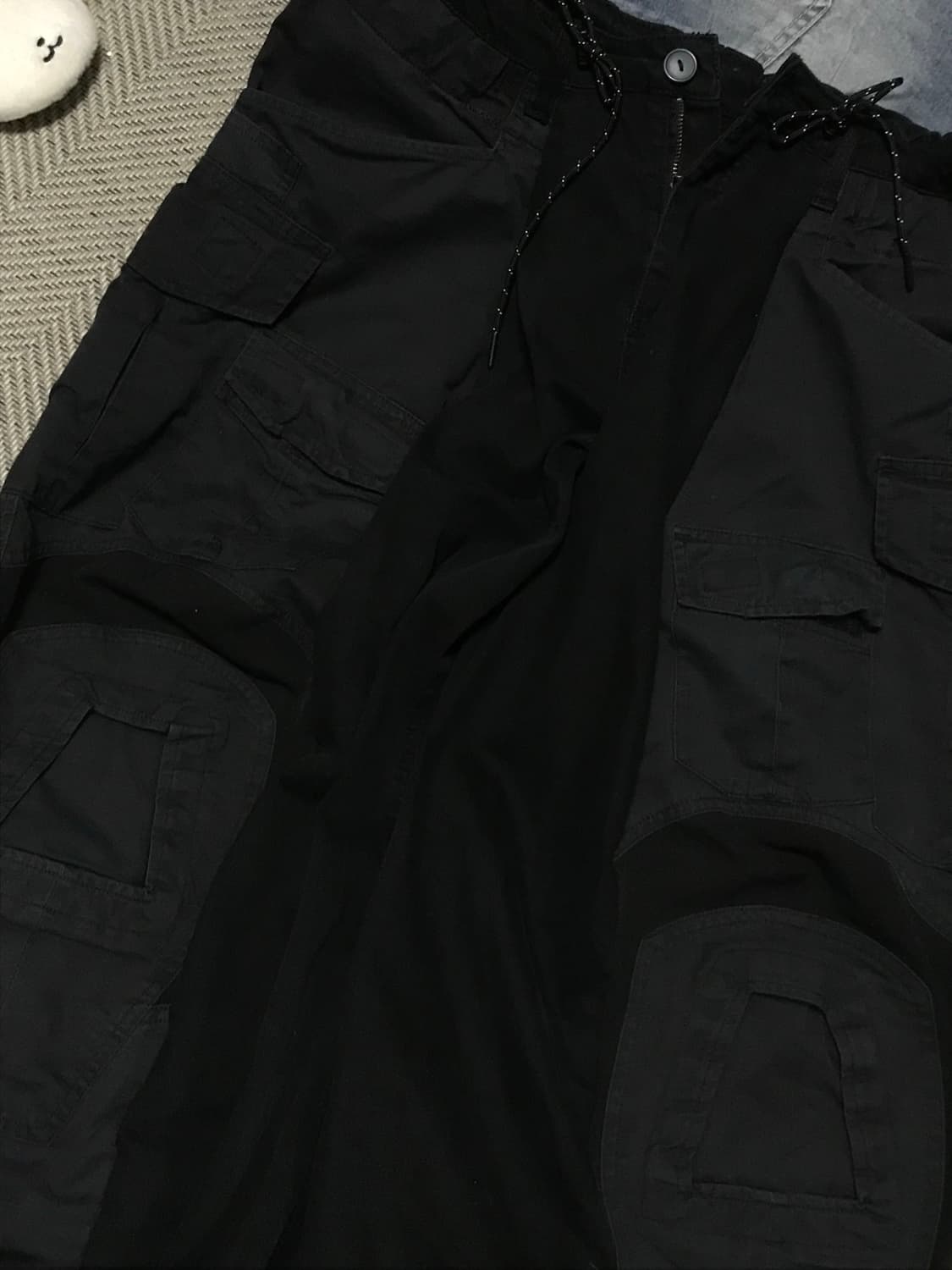 빈티지 와이즈걸 네이비 커스텀 팬츠 상품이미지2