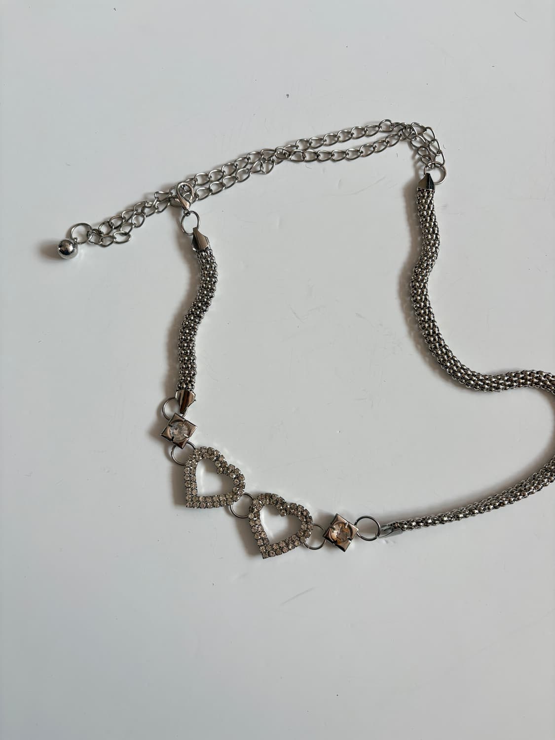 하트 큐빅 벨트  상품이미지2