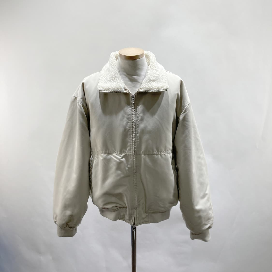 제타22 남성 오버핏 양털 카라투웨이점퍼 M-XL  상품이미지1