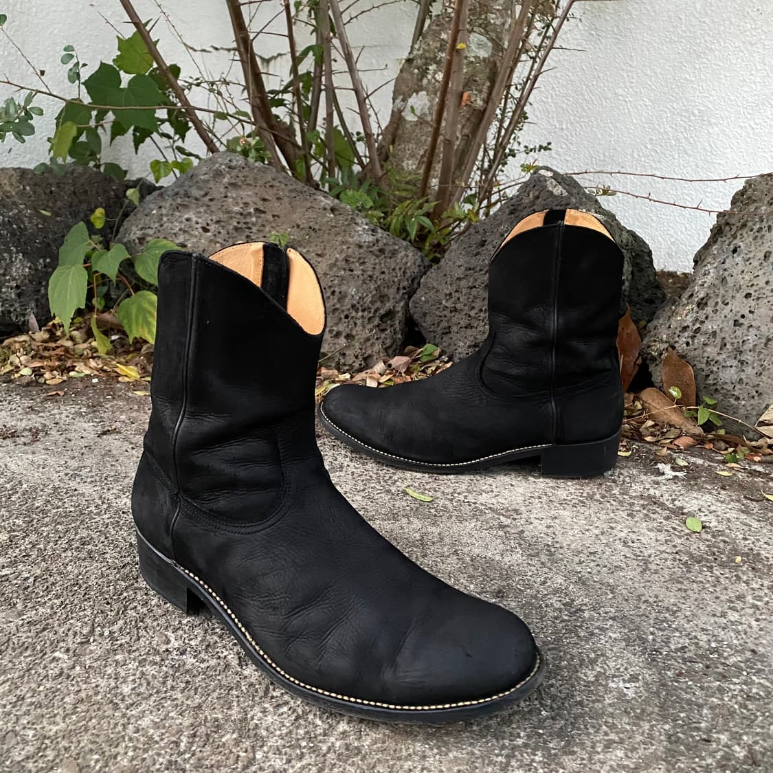 (9) the letters 스웨이드 웨스턴 부츠 상품이미지1