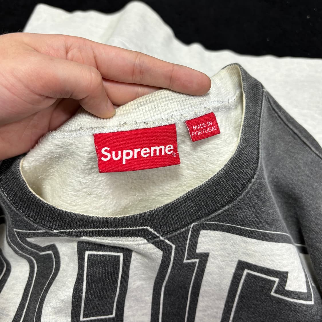 L 슈프림 SUPREME 빅 아치로고 크루넥 맨투맨 상품이미지4