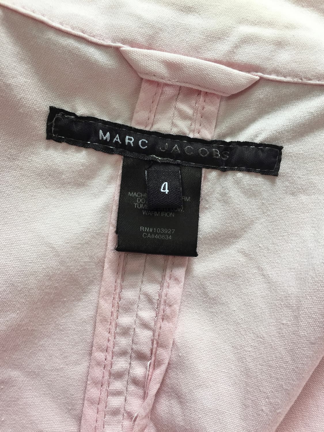 Marc Jacobs distressed Baby Pink Jacket 상품이미지8