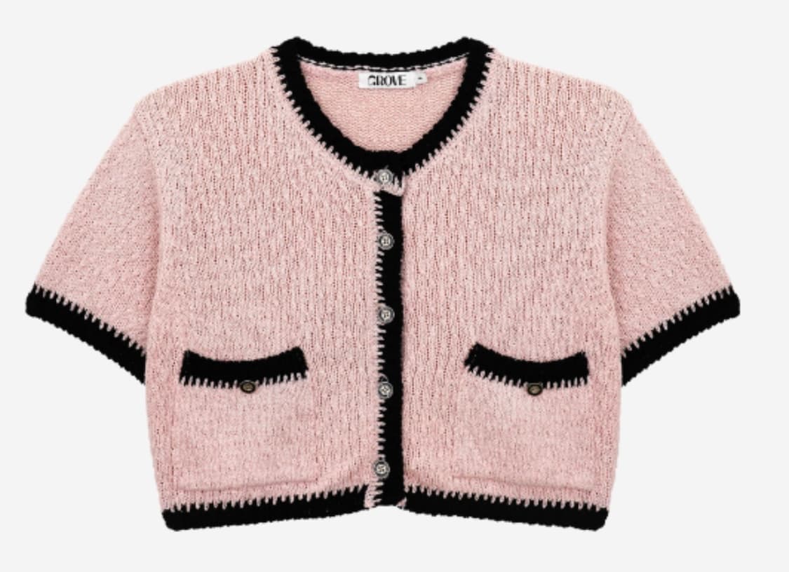 그로브 크롭가디건 SUMMER LINNET CARDIGAN 상품이미지1