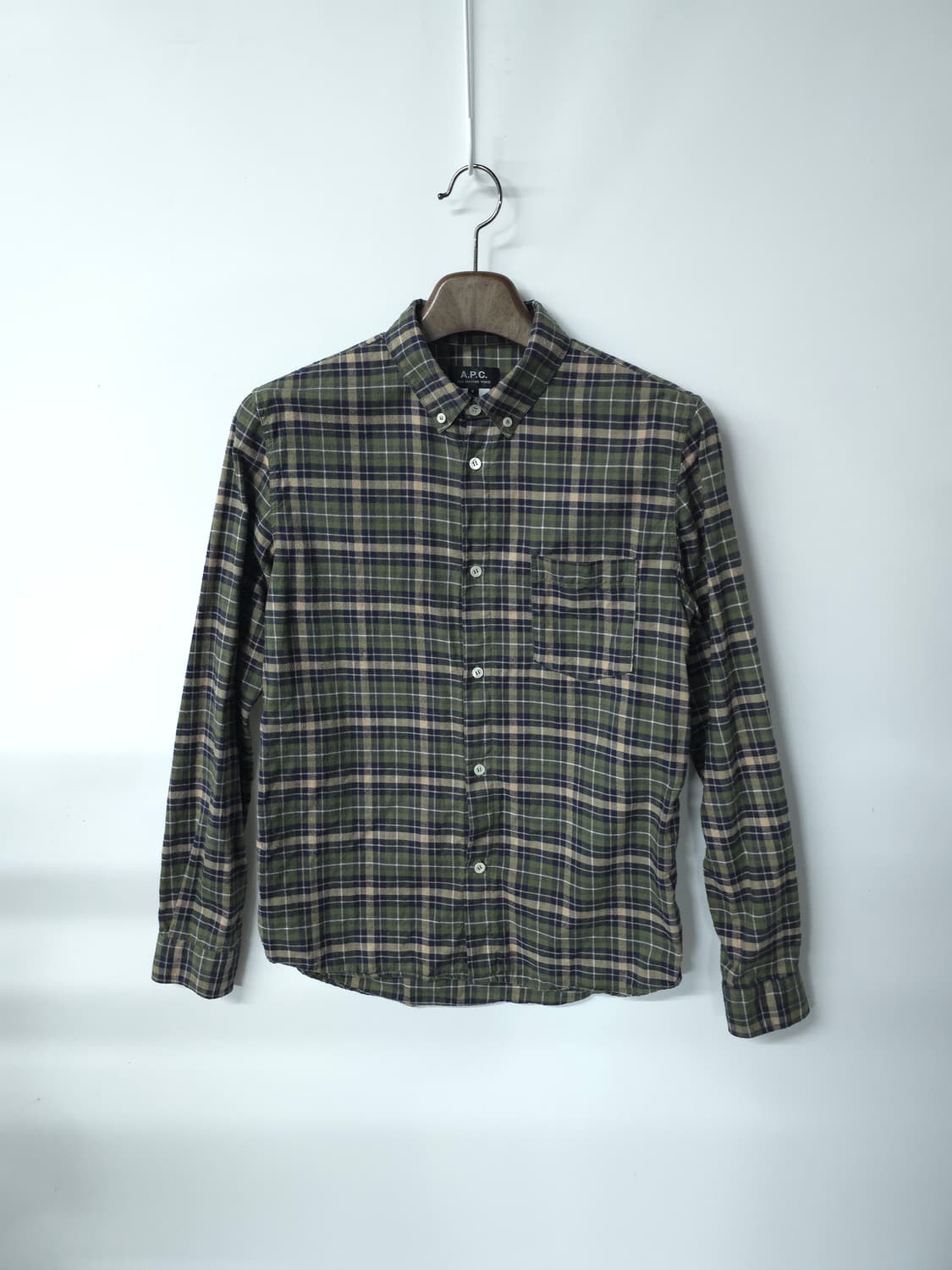 A.P.C 아페쎄  모직 체크셔츠 ( 여성55~55반 ) 상품이미지2