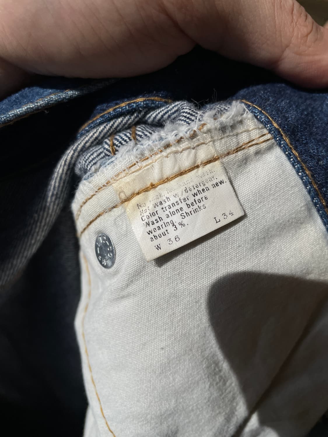 [36x34] 70s Levis 리바이스 오렌지탭 505 USA 상품이미지5