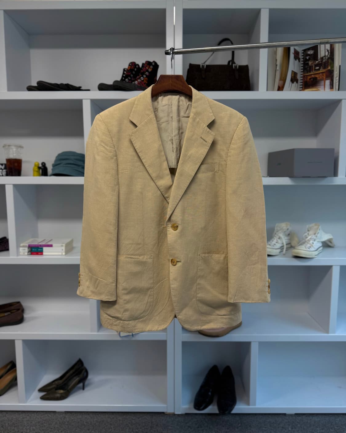 burberry 린넨 테닐러드 자켓 상품이미지1