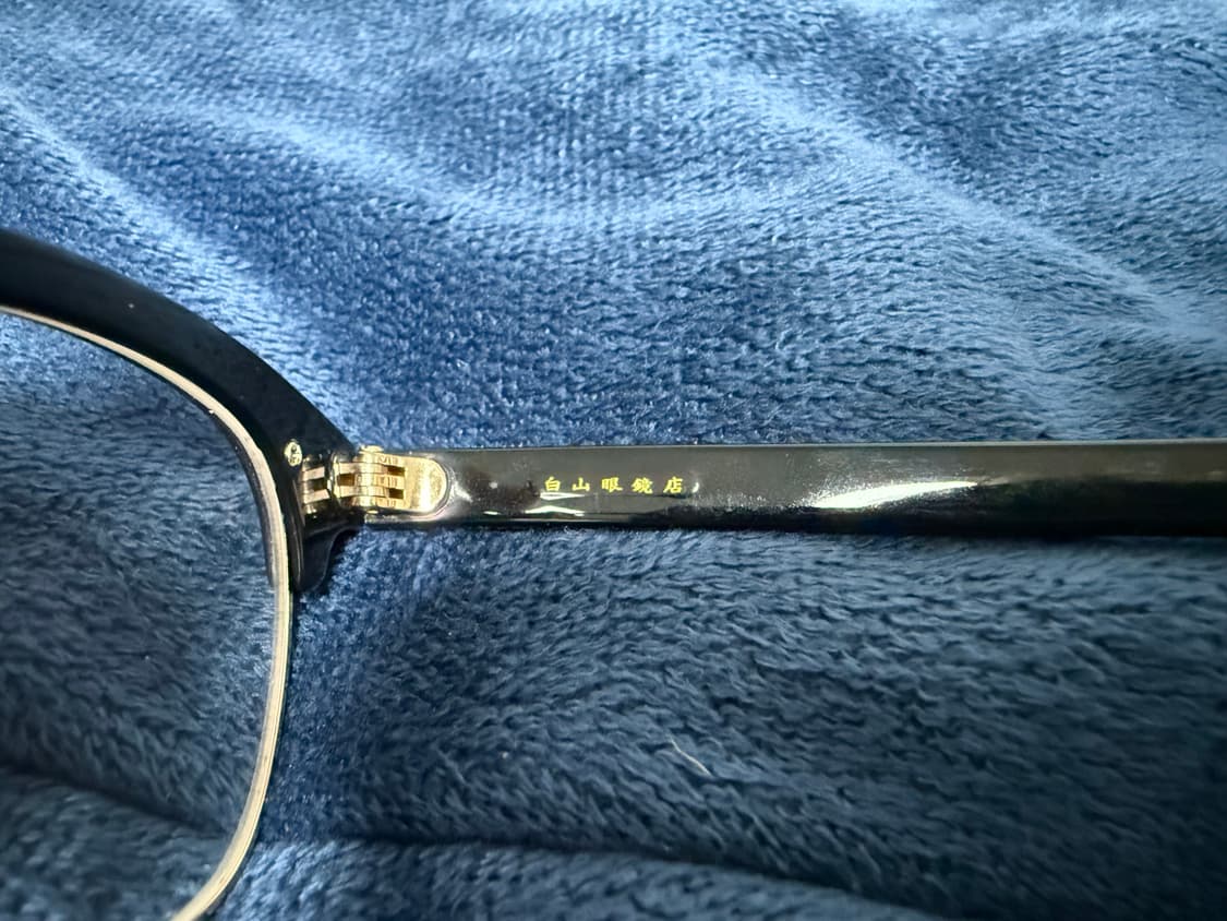 백산안경 린디브로우 블랙 골드 Hakusan 상품이미지2