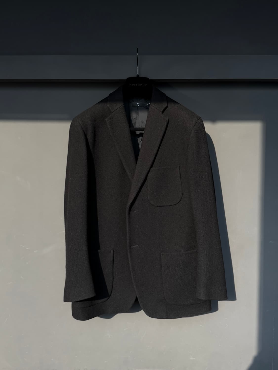 [L] 유니클로 질샌더 울블렌드 자켓 블랙 상품이미지1