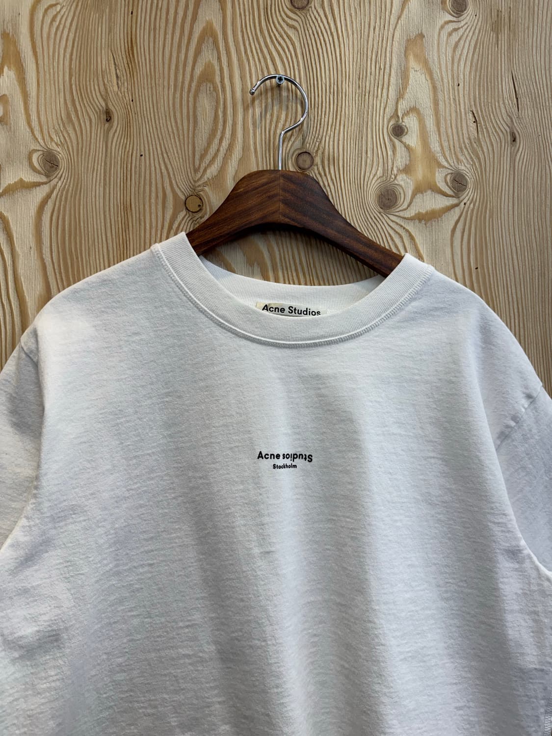 아크네 스튜디오 로고 반팔티 상품이미지2