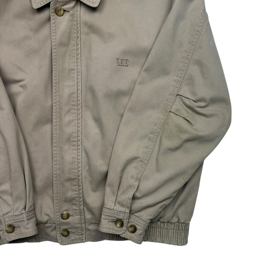 90s Lee 빈티지 베이지 블루종 자켓 M 상품이미지3