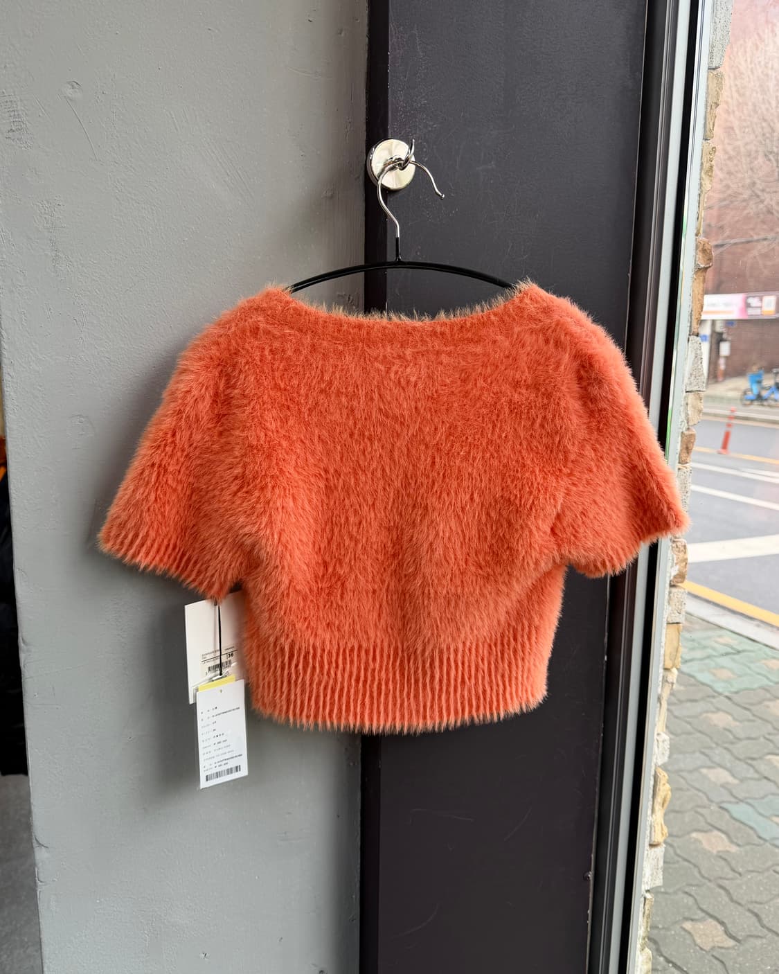 36/ 자크뮈스 네브 크롭 앙고라 가디건(새상품) 상품이미지7