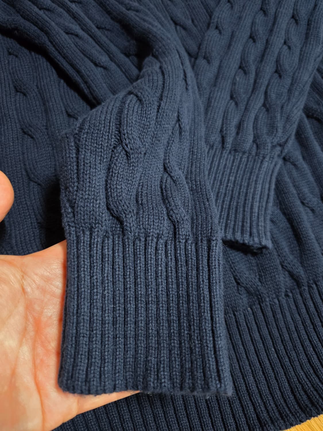 폴로 랄프로렌 남성 케이블 니트(L사이즈) 상품이미지3