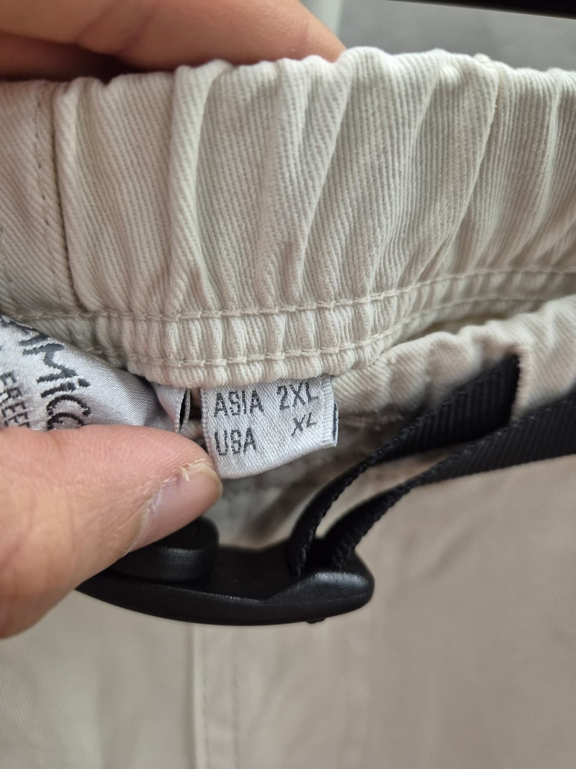 그라미치 코튼 팬츠 아이보리 USA XL 상품이미지9