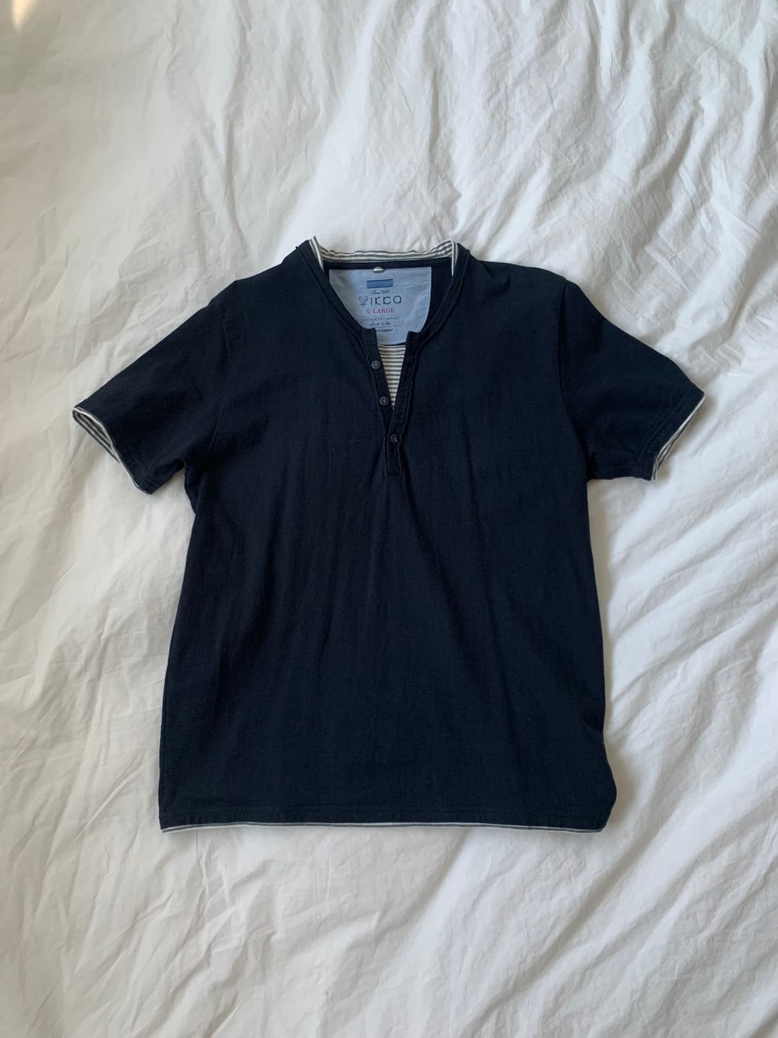 네이비 포인트 티셔츠 상품이미지1