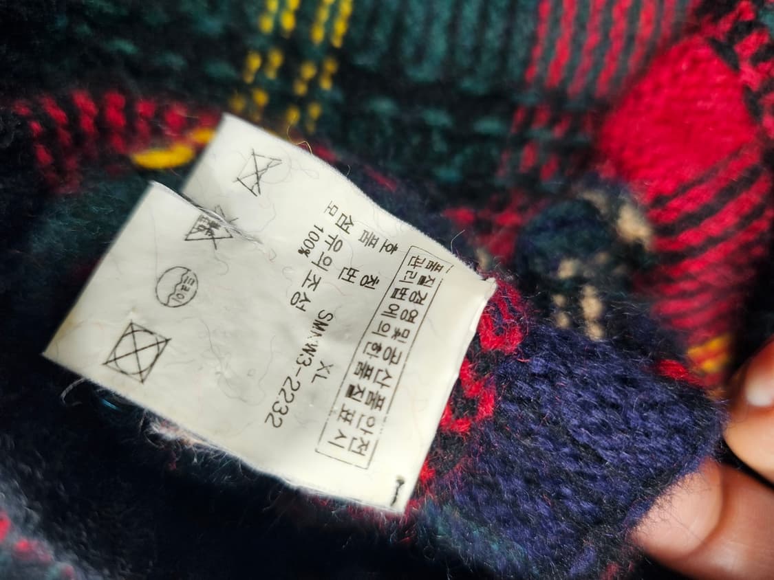 폴로타탄체크숄니트 상품이미지5