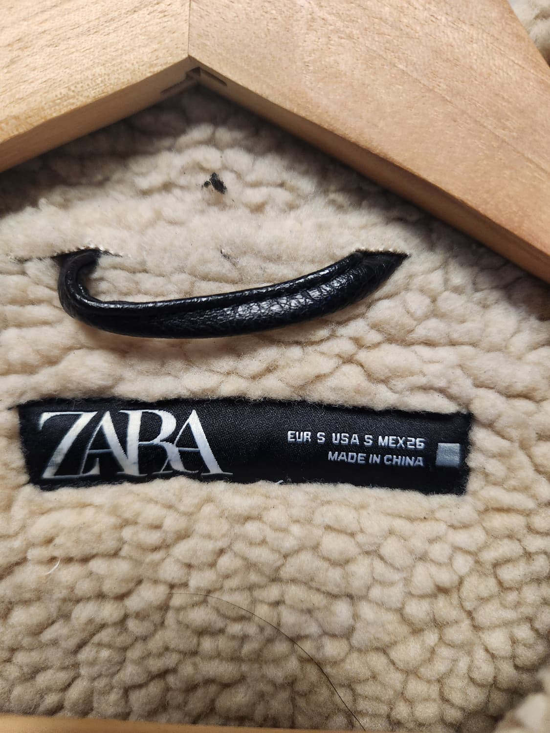 자라 브라운 무스탕 S 브라운 상품이미지2