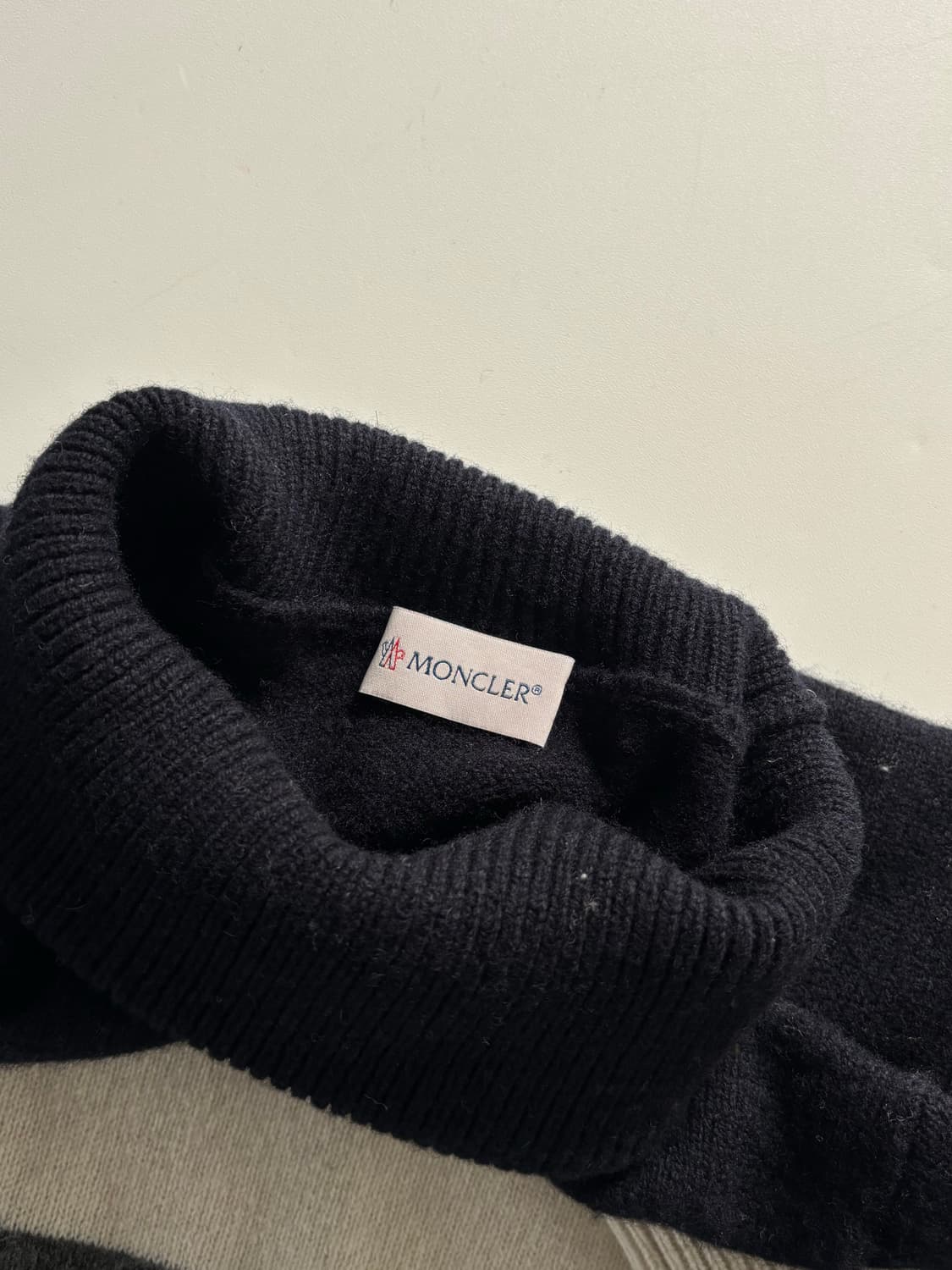 Moncler 몽클레어 스트라이프 울 터틀넥 니트  상품이미지6