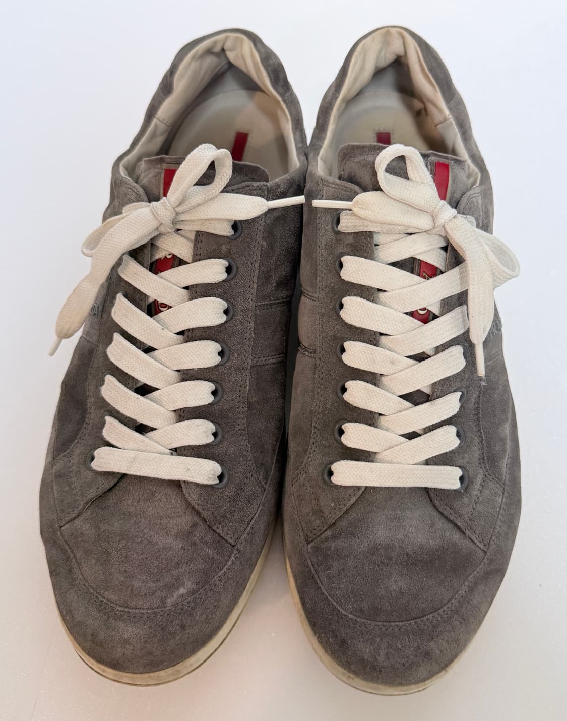 프라다(PRADA) 스웨이드 스니커즈 그레이 8.5 (265~270 추천 상품이미지3