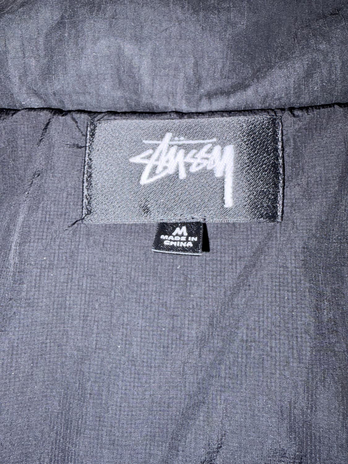 스투시 립스탑 패딩 블랙 상품이미지4