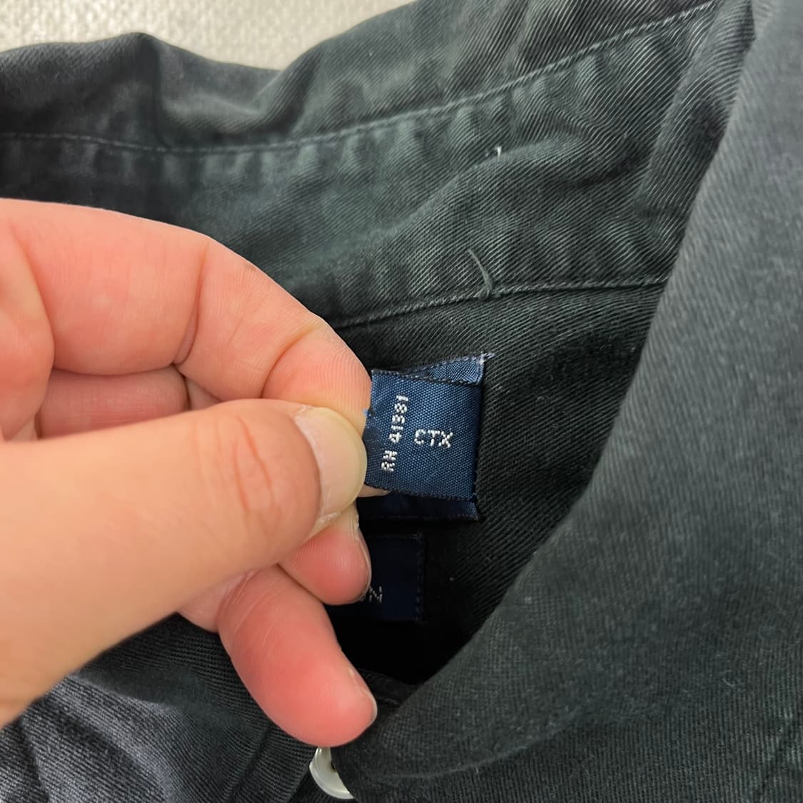 105 폴로 랄프로렌 코튼 블랙 셔츠 상품이미지5