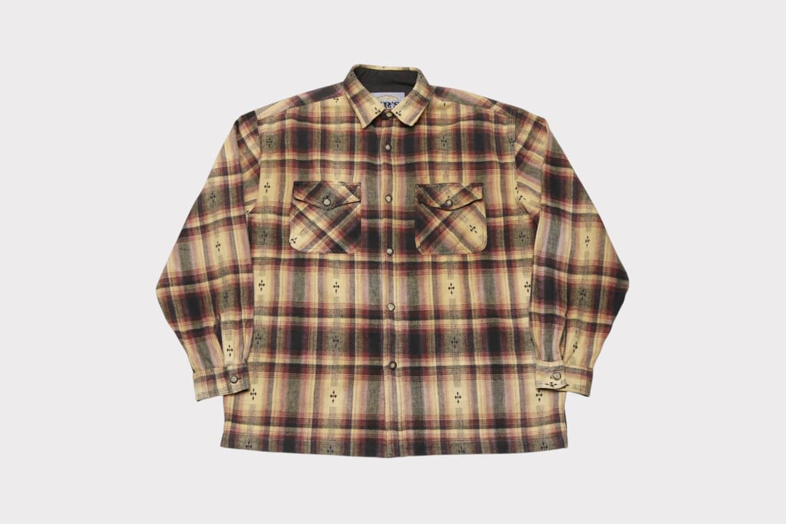 [L] 빈티지 플란넬 셔츠 상품이미지1