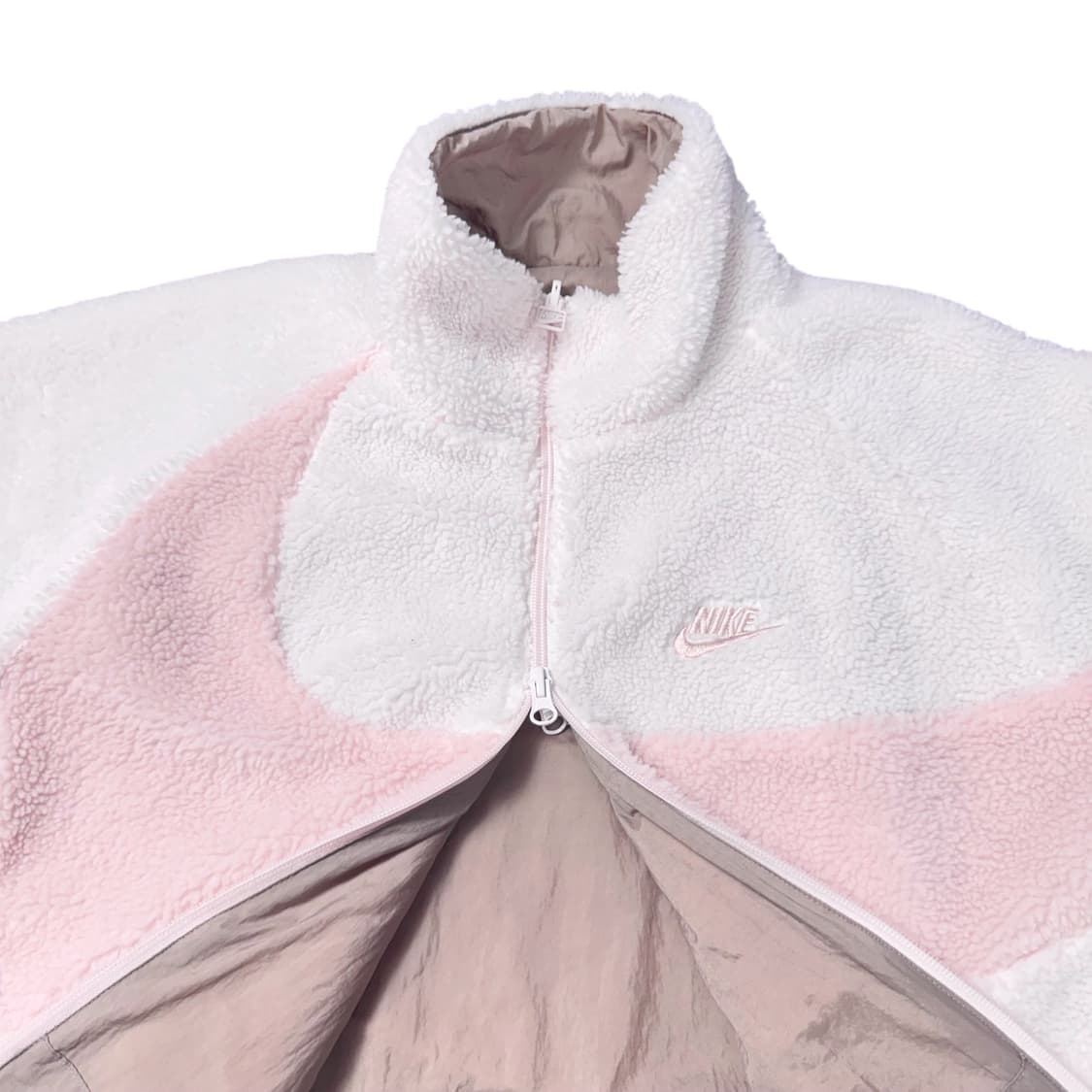 (XXL) 나이키 빅스우시 리버서블 플리스 자켓 핑크 상품이미지3