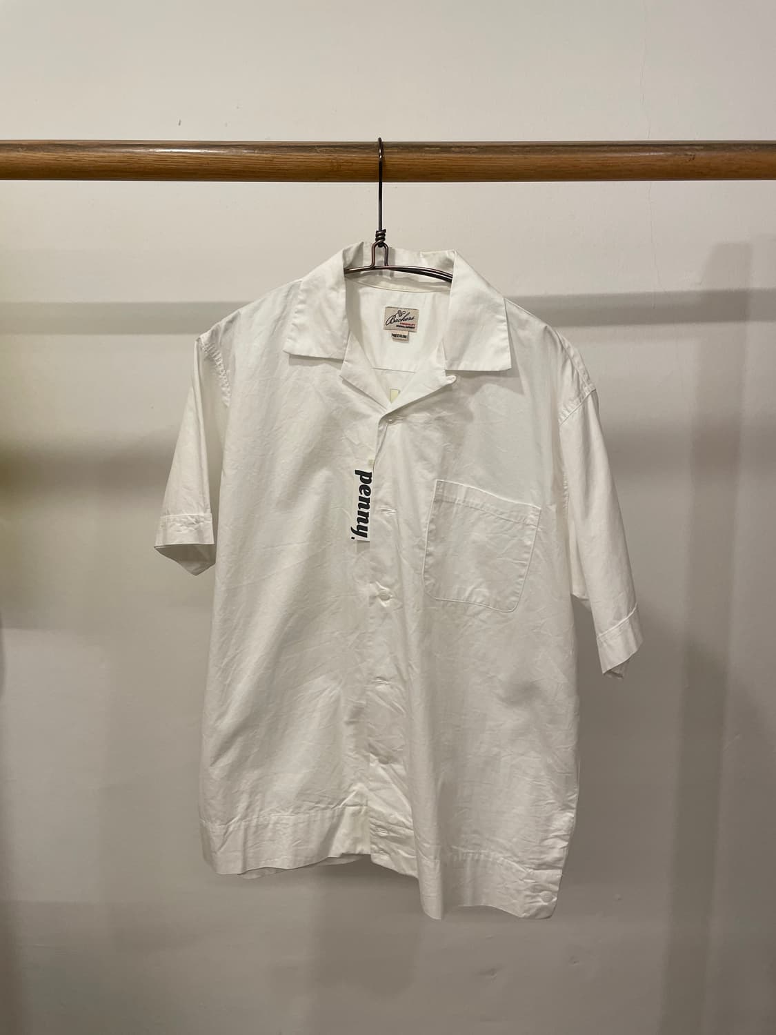 backer's open collar white shirt 상품이미지1