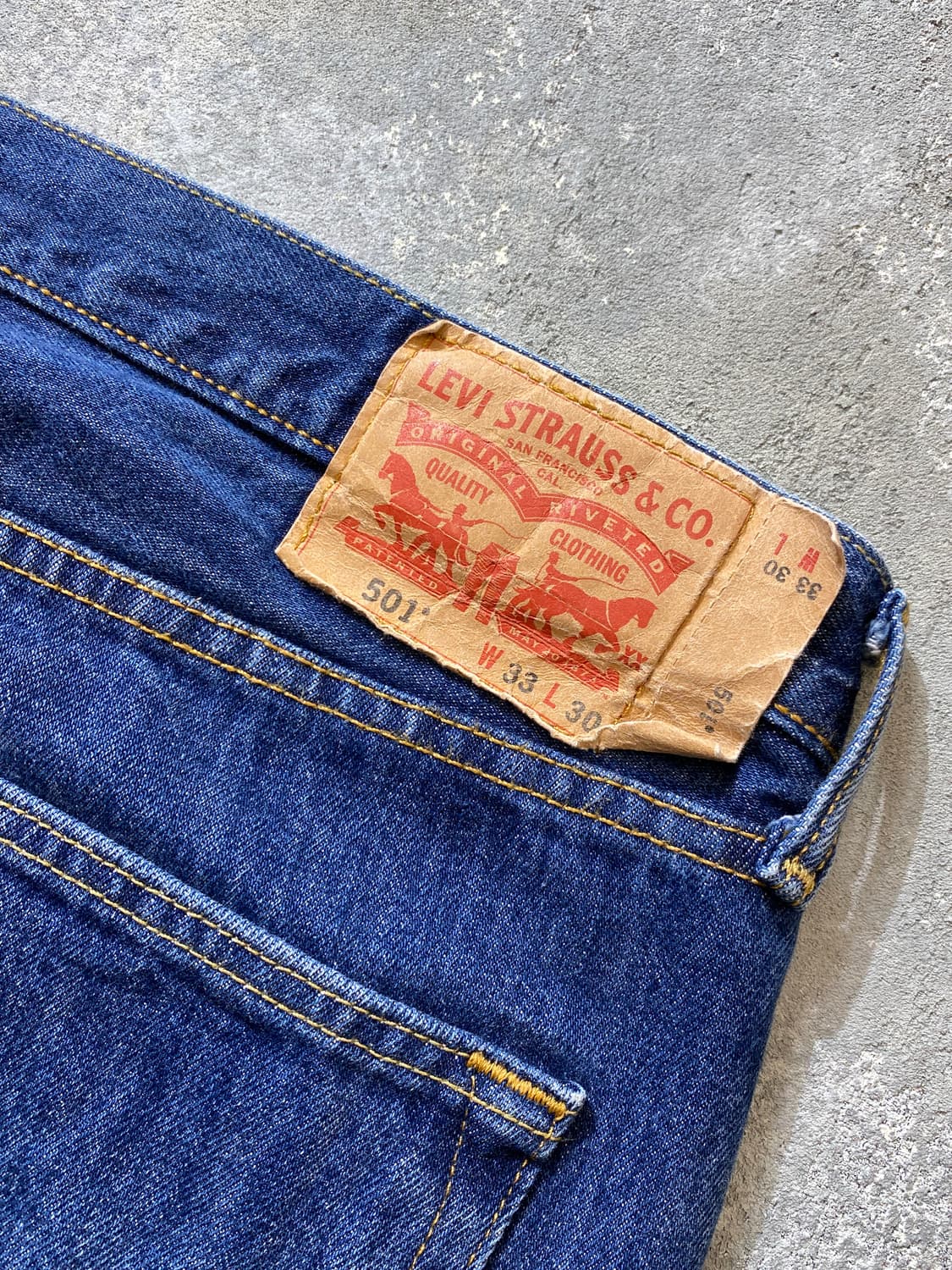 [33] Levi's 501 리바이스 레귤러 핏 데님팬츠 상품이미지7