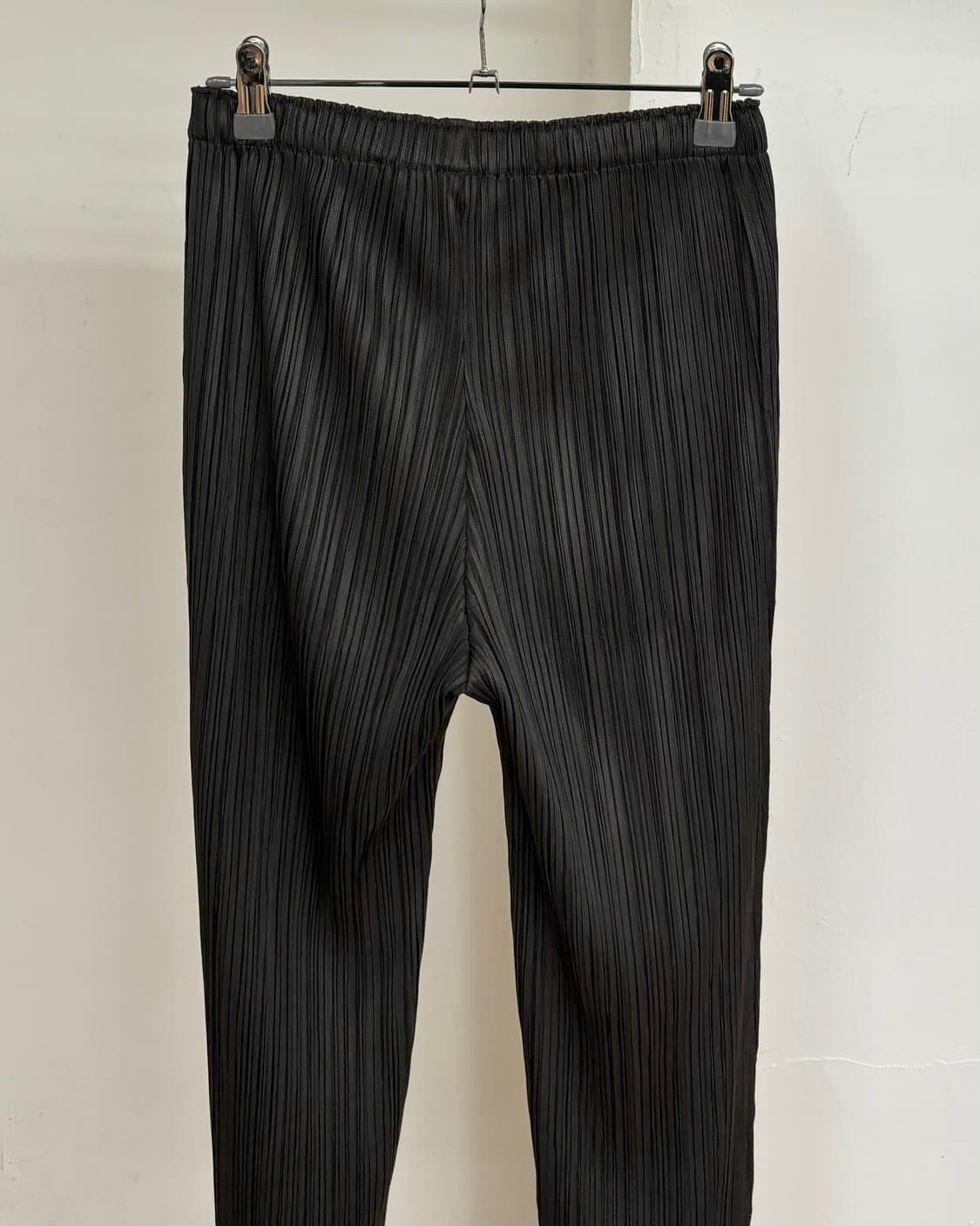 플리츠 플리즈 그레이 밴딩 플리츠 크롭 팬츠  상품이미지4