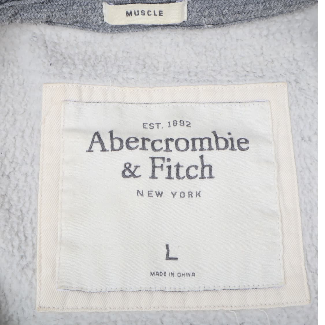 아베크롬비 아치로고 후드집업 상품이미지8