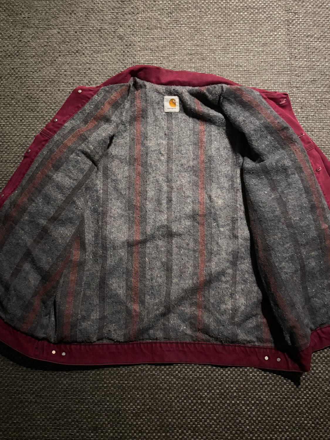 80‘s 칼하트 트러커 루비 JB181 RBY XL USA 🇺🇸 상품이미지5