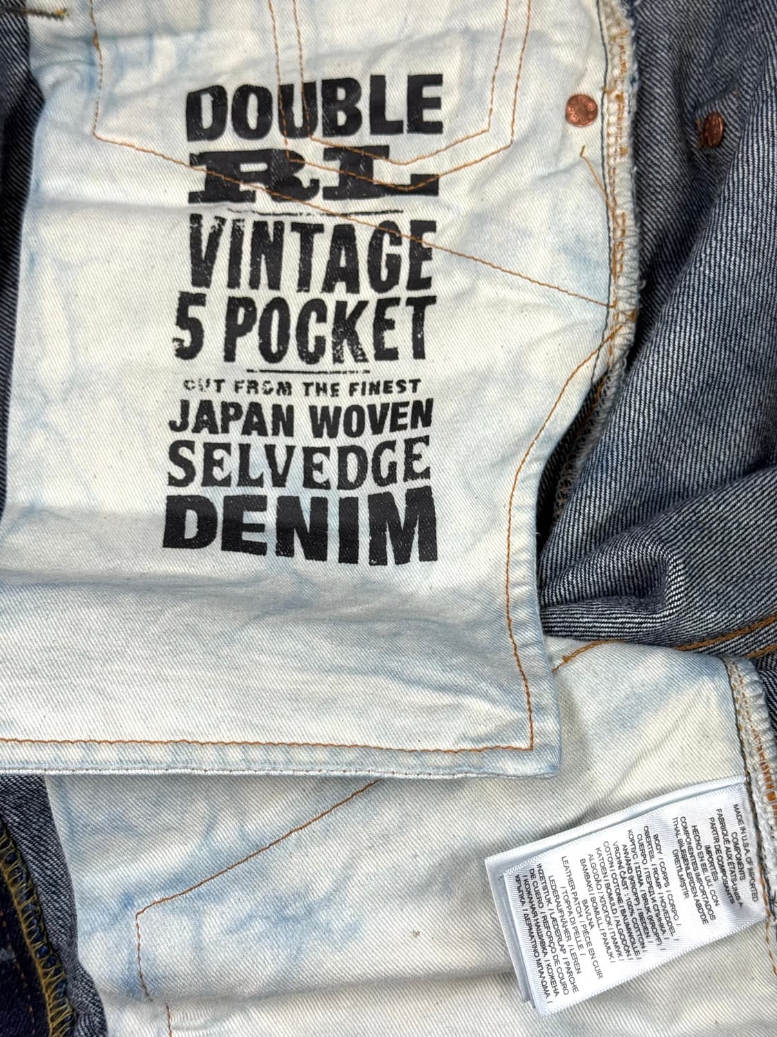 RRL 더블알엘 빈티지 파이브 포켓 데님 31/32 상품이미지5