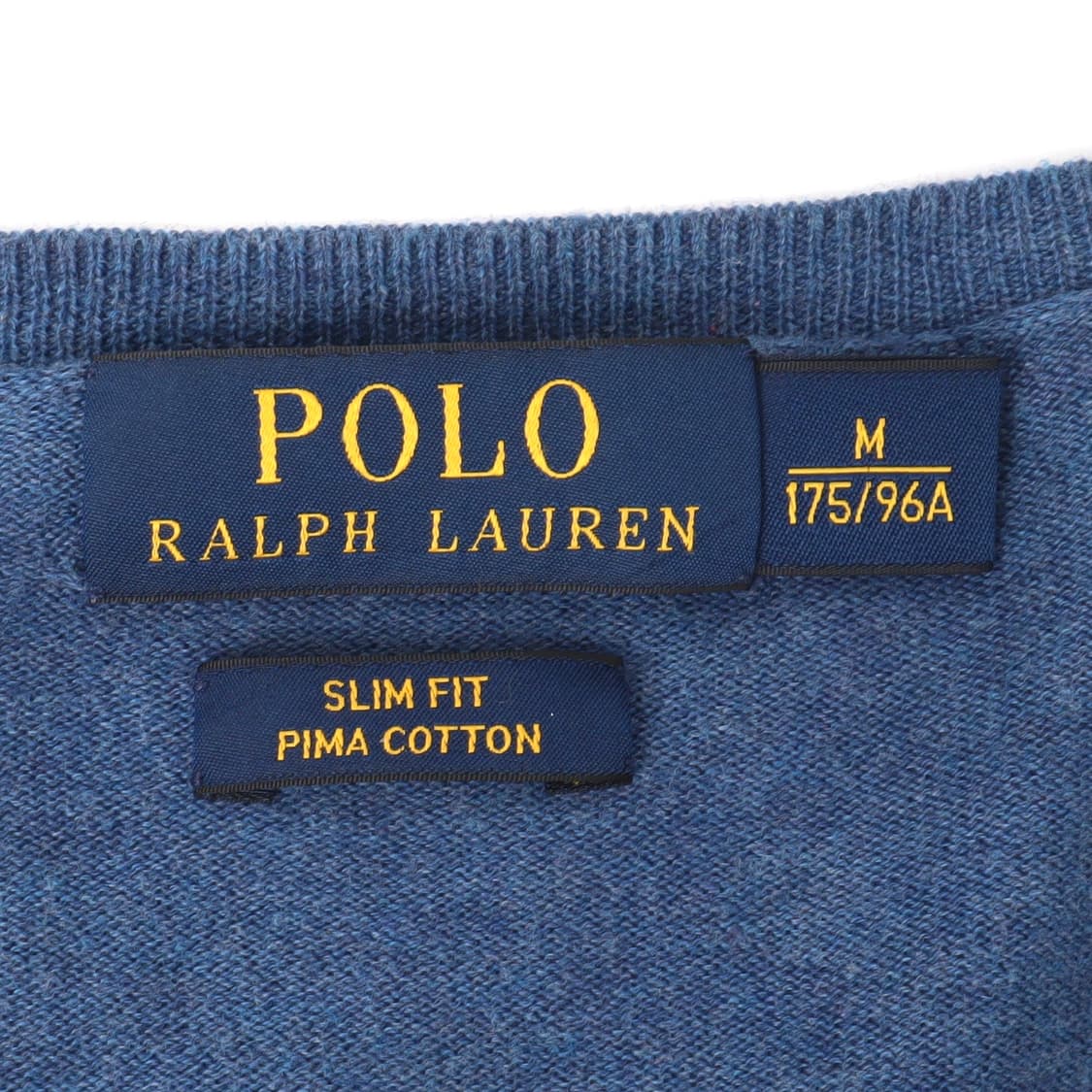 폴로 랄프로렌 다크블루 피마코튼 브이넥 니트 상품이미지8