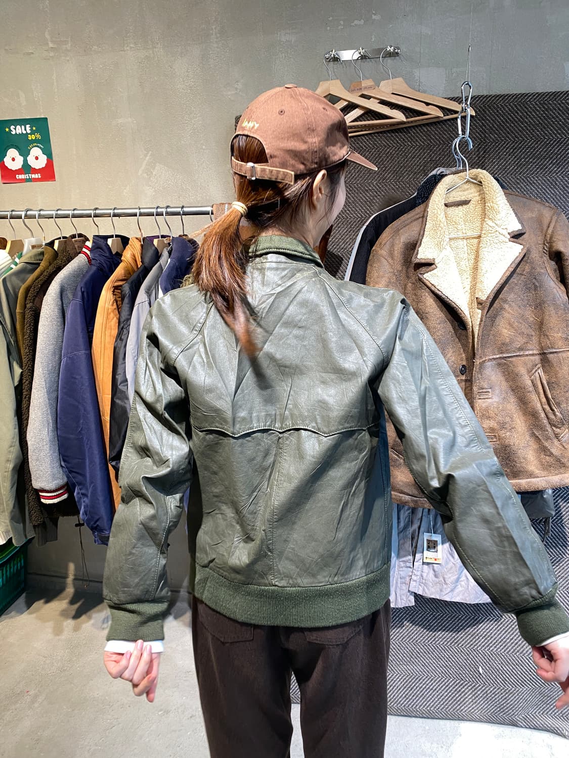 빈티지 레더자켓xs 상품이미지7