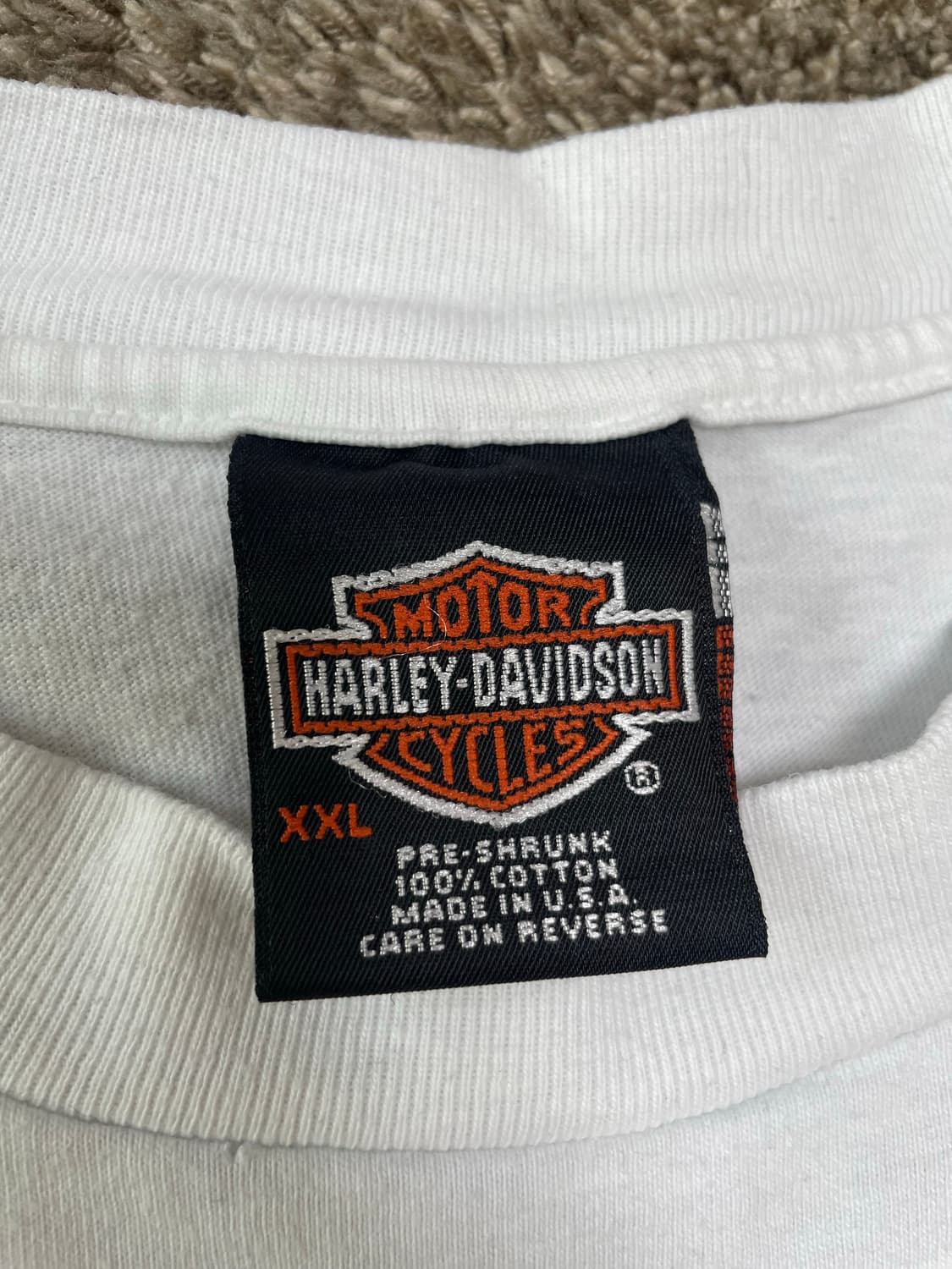 90s harley long sleeve 할리데이비슨 쉴드 롱슬리브 상품이미지3