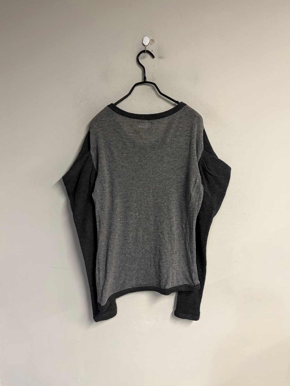 MIHARA YASUHIRO cut out sleeve tee  상품이미지5